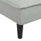 vidaXL - Chaise - longue - fluweel - lichtgrijs