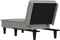 vidaXL - Chaise - longue - fluweel - lichtgrijs