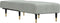 vidaXL - Chaise - longue - fluweel - lichtgrijs
