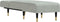vidaXL - Chaise - longue - fluweel - lichtgrijs