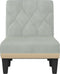 vidaXL - Chaise - longue - fluweel - lichtgrijs