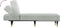 vidaXL - Chaise - longue - fluweel - lichtgrijs