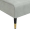 vidaXL - Chaise - longue - fluweel - lichtgrijs