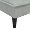 vidaXL - Chaise - longue - fluweel - lichtgrijs
