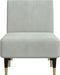 vidaXL - Chaise - longue - fluweel - lichtgrijs