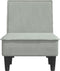 vidaXL - Chaise - longue - fluweel - lichtgrijs