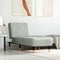 vidaXL - Chaise - longue - fluweel - lichtgrijs