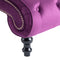 vidaXL - Chaise - longue - fluweel - paars