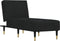 vidaXL - Chaise - longue - fluweel - zwart