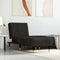vidaXL - Chaise - longue - fluweel - zwart