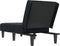 vidaXL - Chaise - longue - fluweel - zwart
