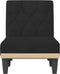 vidaXL - Chaise - longue - fluweel - zwart
