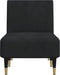 vidaXL - Chaise - longue - fluweel - zwart