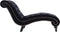 vidaXL - Chaise - longue - fluweel - zwart
