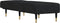 vidaXL - Chaise - longue - fluweel - zwart