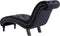 vidaXL - Chaise - longue - fluweel - zwart