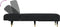 vidaXL - Chaise - longue - fluweel - zwart