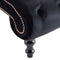 vidaXL - Chaise - longue - fluweel - zwart