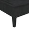 vidaXL - Chaise - longue - fluweel - zwart