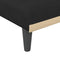 vidaXL - Chaise - longue - fluweel - zwart