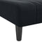vidaXL - Chaise - longue - fluweel - zwart