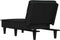 vidaXL - Chaise - longue - fluweel - zwart
