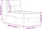 vidaXL - Chaise - longue - kunstleer - crèmekleurig