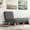 vidaXL - Chaise - longue - kunstleer - grijs