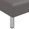 vidaXL - Chaise - longue - kunstleer - grijs