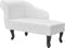 vidaXL - Chaise - longue - kunstleer - wit