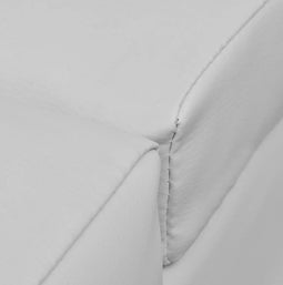 vidaXL - Chaise - longue - kunstleer - wit