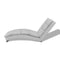 vidaXL - Chaise - longue - kunstleer - wit