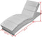vidaXL - Chaise - longue - kunstleer - wit