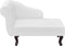 vidaXL - Chaise - longue - kunstleer - wit