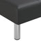 vidaXL - Chaise - longue - kunstleer - zwart