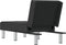 vidaXL - Chaise - longue - kunstleer - zwart