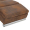vidaXL - Chaise - longue - kunstsuède - bruin