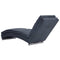 vidaXL - Chaise - longue - kunstsuède - grijs