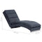 vidaXL - Chaise - longue - kunstsuède - grijs