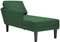 vidaXL - Chaise - longue - met - kussen - corduroy - stof - jungle - groen