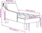 vidaXL - Chaise - longue - met - kussen - en - rechterarmleuning - fluweel - geel