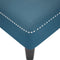 vidaXL - Chaise - longue - met - kussen - en - rechterarmleuning - fluweel - blauw