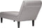 vidaXL - Chaise - longue - met - kussen - en - rechterarmleuning - stof - wolk - grijs