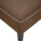vidaXL - Chaise - longue - met - kussen - en - rechterarmleuning - kunstleer - bruin