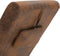 vidaXL - Chaise - longue - met - kussen - kunstsuède - bruin