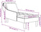vidaXL - Chaise - longue - met - kussen&rechterarmleuning - fluweel - donkergroen