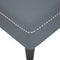 vidaXL - Chaise - longue - met - kussen&rechterarmleuning - fluweel - donkergrijs
