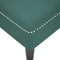 vidaXL - Chaise - longue - met - kussen&rechterarmleuning - fluweel - donkergroen