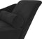 vidaXL - Chaise - longue - met - kussens - fluweel - zwart