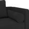 vidaXL - Chaise - longue - met - kussens - fluweel - zwart